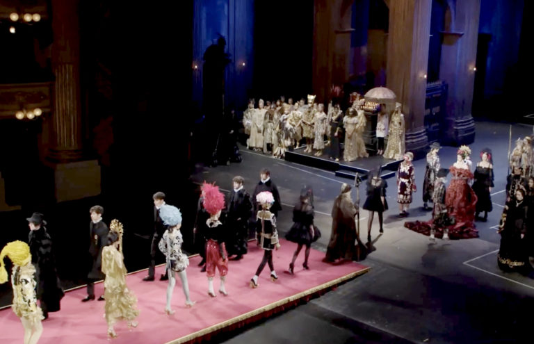 Milano, Teatro alla Scala: ROBE e Robert Juliat per Dolce & Gabbana Alta Moda Donna 2019