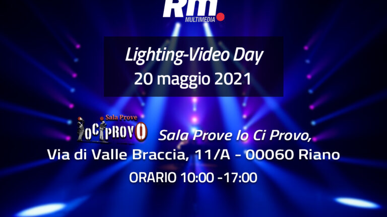 Roadshow Lighting-Video Day 2021: si parte da ROMA