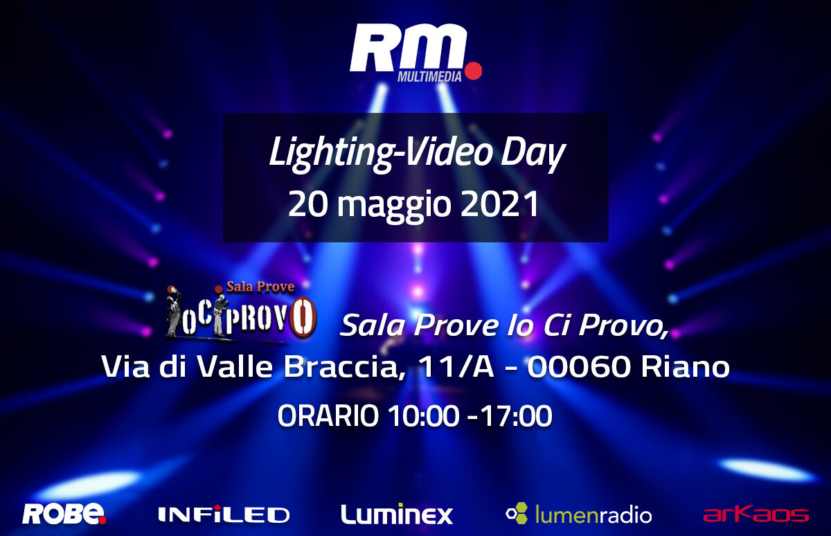 Roadshow Lighting-Video Day 2021: si parte da ROMA