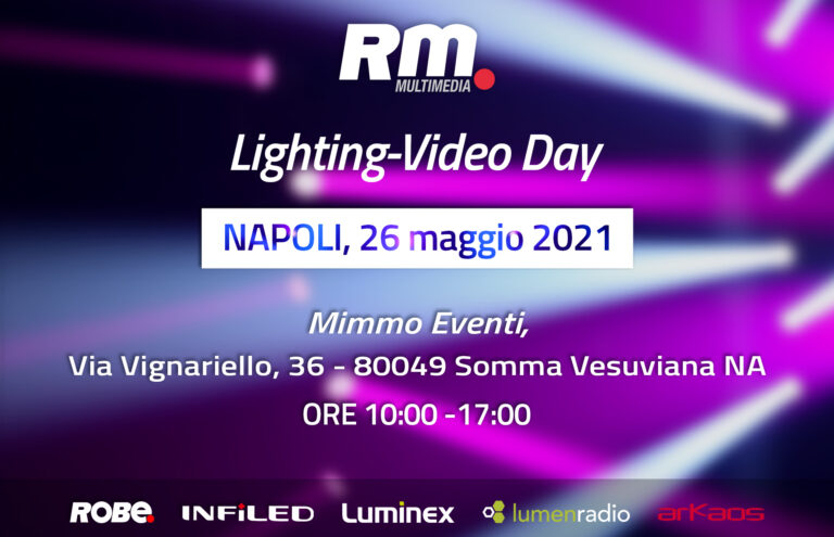 Roadshow Lighting-Video Day 2021: tappa a Napoli