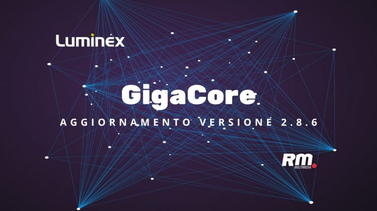 Aggiornamenti firmware - GigaCore v2.8.6