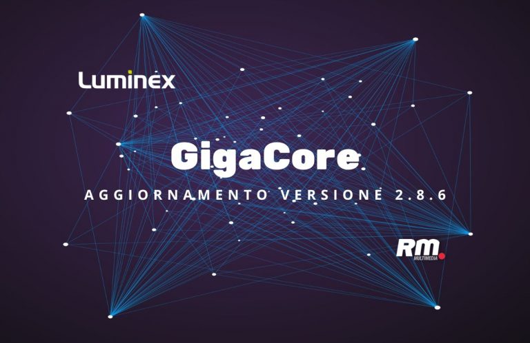 Aggiornamenti firmware – GigaCore v2.8.6