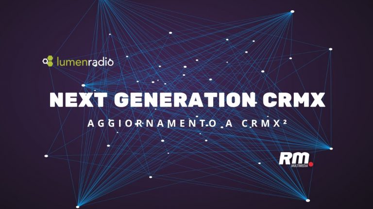 Aggiornamenti firmware - LumenRadio introduce CRMX2, il nuovo protocollo di comunicazione CRMX