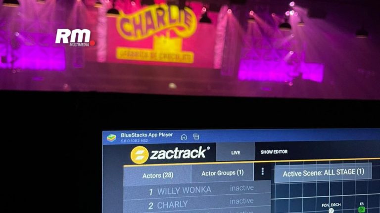 Zactrack SMART debutta a Madrid nel musical “Charlie and the Chocolate Factory"