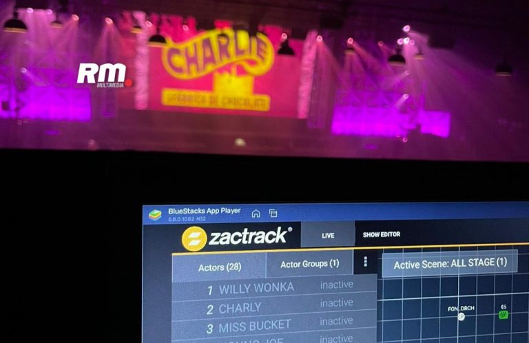 Zactrack SMART debutta a Madrid nel musical “Charlie and the Chocolate Factory”