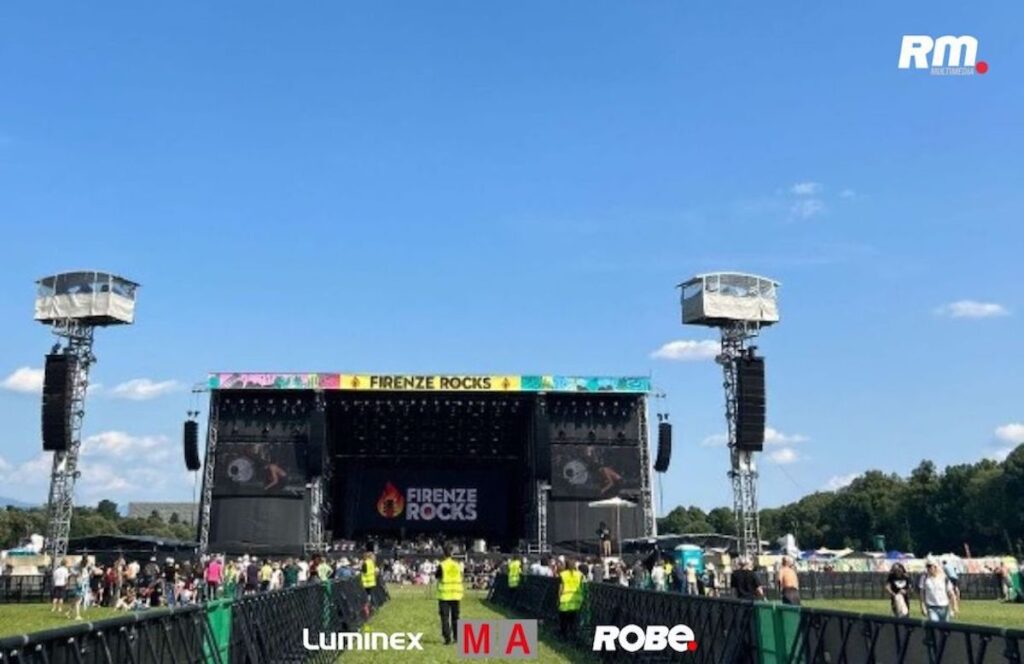 ROBE, MA E LUMINEX INCENDIANO IL PALCO PIU’ ROCK D’ITALIA