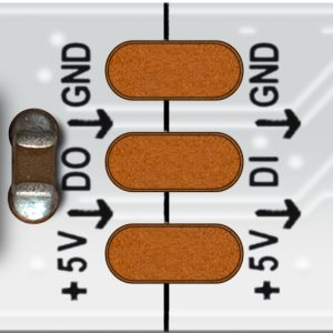 12V Pixel Tape - RGBW - Black - 60px/m - IP20 - 5m