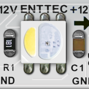 12V Pixel Tape - RGB - Black - 60px/m - IP20 - 5m
