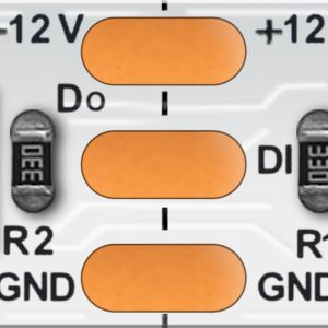 12V Grouped Pixel Tape - RGB - Black - 60px/m - IP20 - 5m